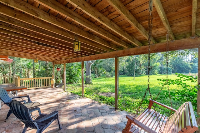 view of patio