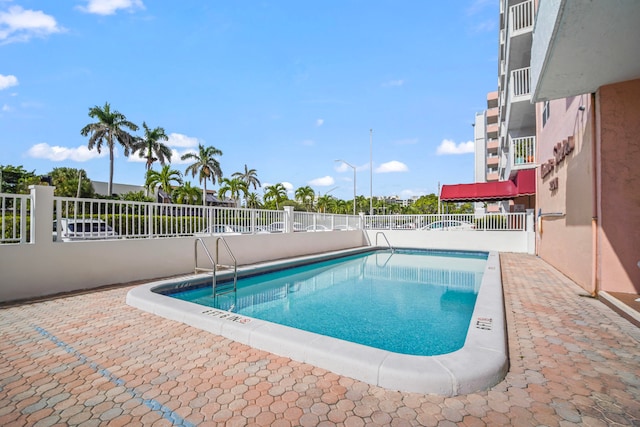 view of pool