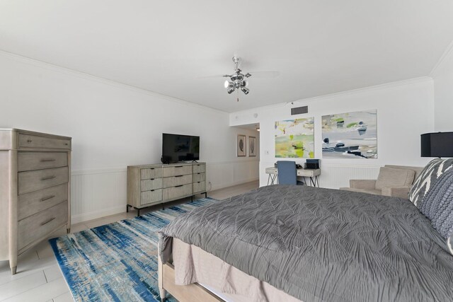 walk in closet featuring light tile patterned floors