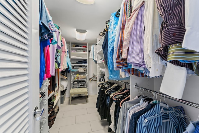 100 Lakeshore Dr Unit 457, North Palm Beach, FL 33408 - spacious closet with tile patterned floors