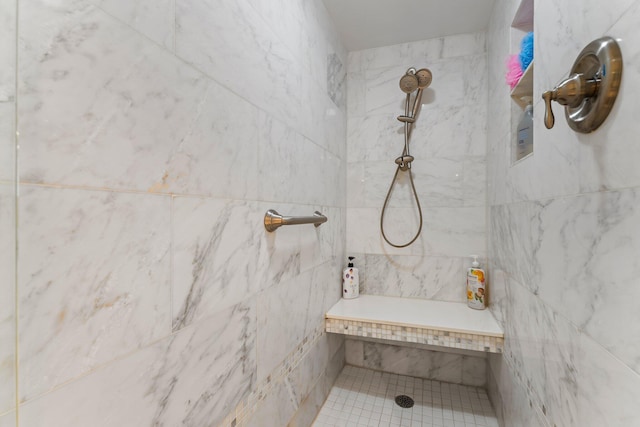 100 Lakeshore Dr Unit 457, North Palm Beach, FL 33408 - bathroom featuring tiled shower