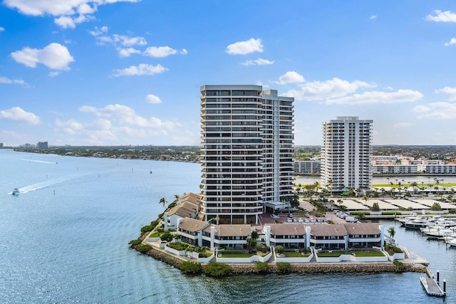 100 Lakeshore Dr Unit 457, North Palm Beach, FL 33408 - view of building exterior featuring a water view and a view of city