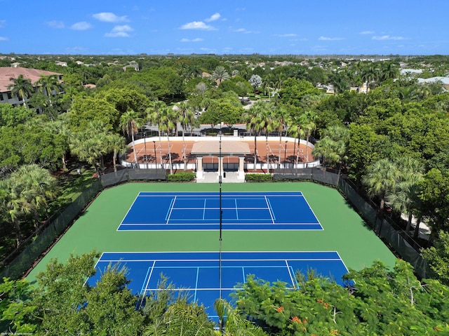 view of sport court