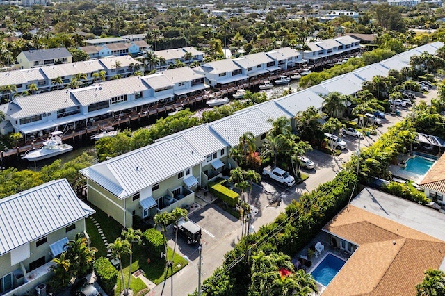 birds eye view of property featuring a residential view