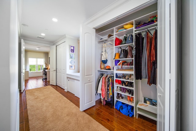 view of closet