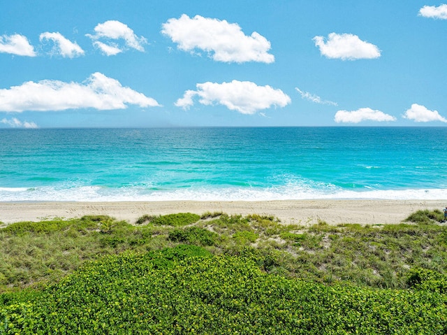 water view with a beach view