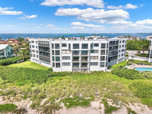 view of property featuring a water view