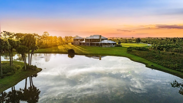 property view of water