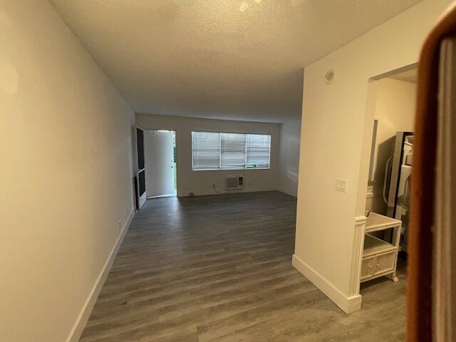 living area featuring hardwood / wood-style flooring