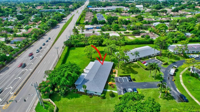 5020 Petal Pl Unit D, Delray Beach, FL 33484 - aerial view of residential area featuring a major roadway