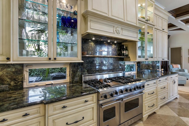 kitchen with cream cabinetry