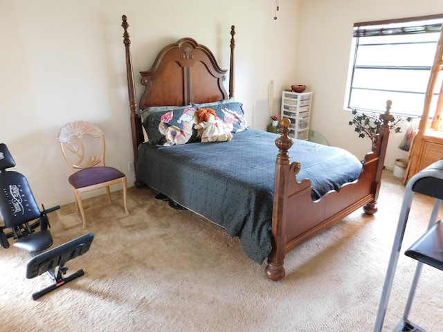 bedroom featuring carpet floors