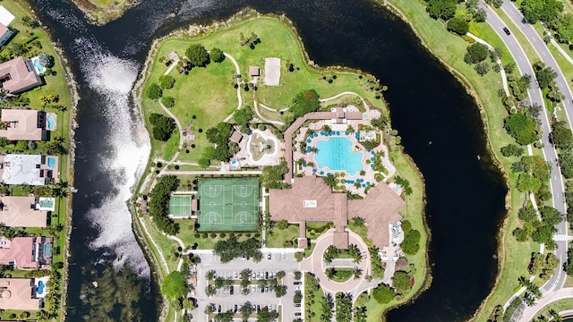 12520 NW 79th Mnr, Parkland, FL 33076 - birds eye view of property featuring a water view