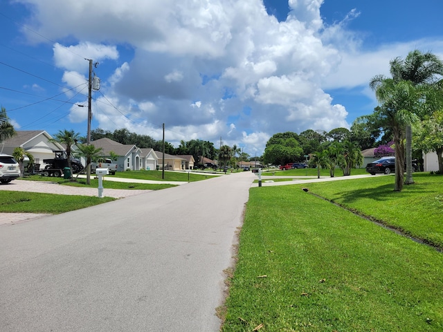 view of road