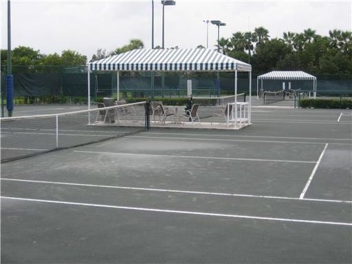 view of tennis court