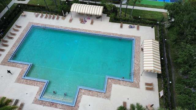 view of pool