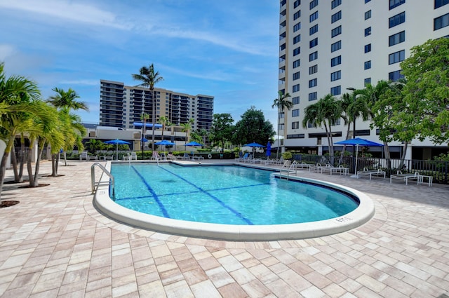 view of swimming pool