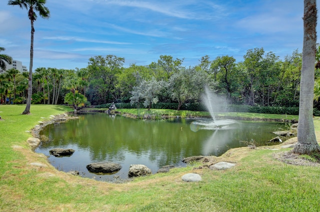 property view of water