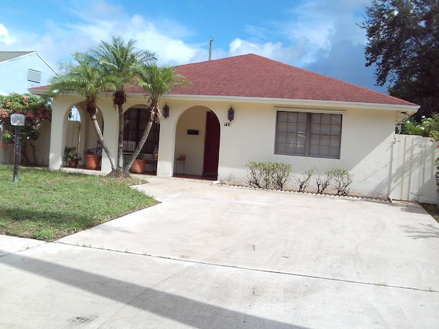 view of mediterranean / spanish house