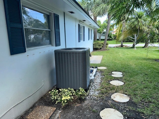 exterior space with central AC unit