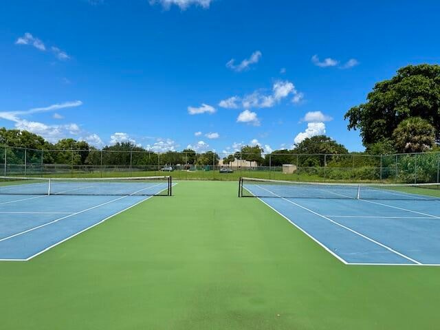 view of sport court