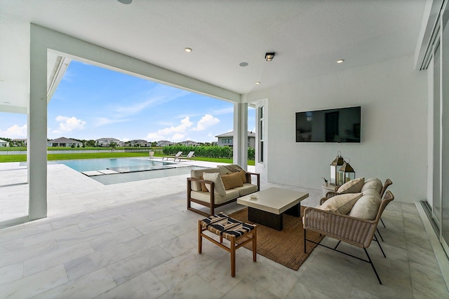 view of patio / terrace with outdoor lounge area