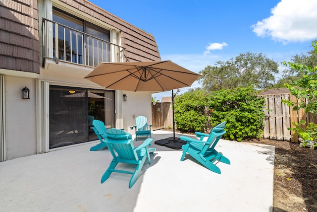 view of patio