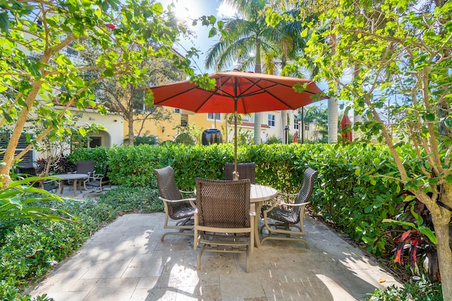 view of patio