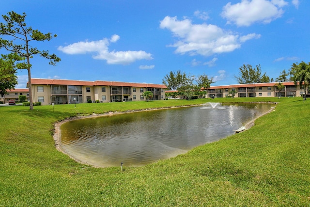 view of water feature