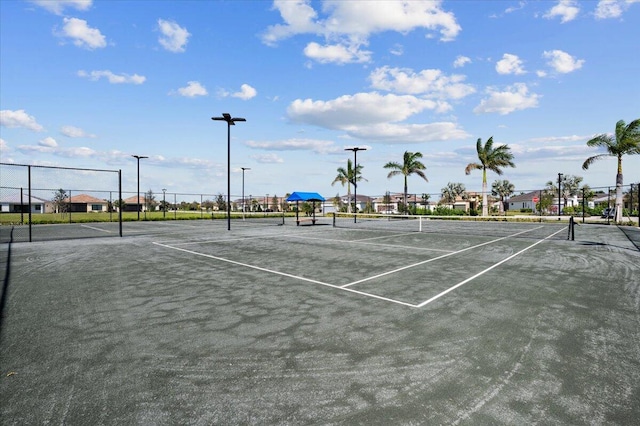 view of sport court