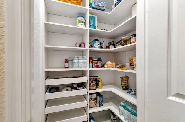 view of pantry