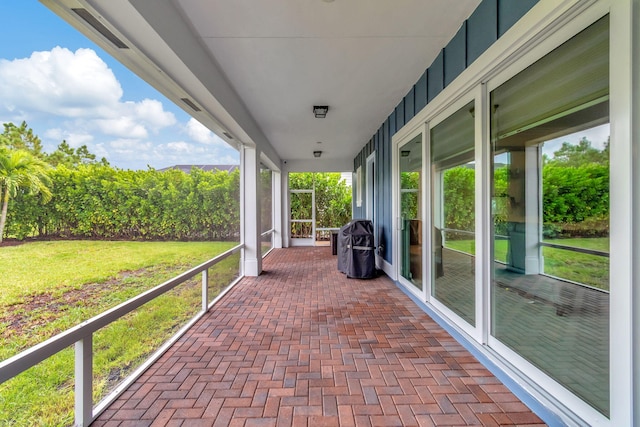 view of patio / terrace featuring area for grilling