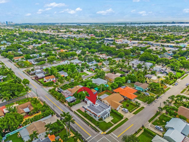 aerial view