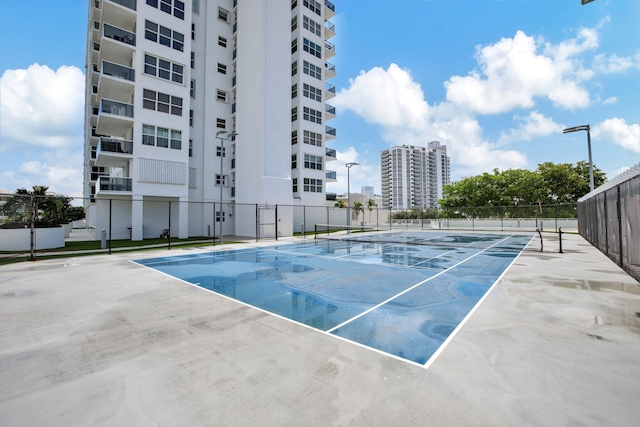 view of sport court