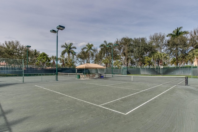 view of sport court