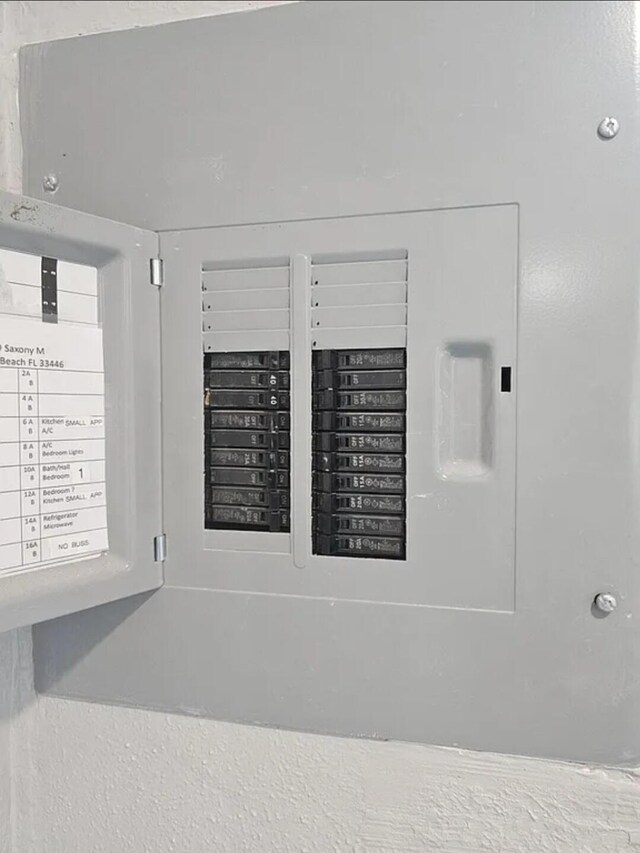 utilities with electric panel