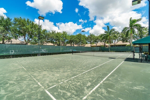 view of sport court