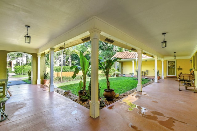 view of patio