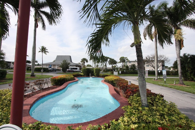 view of pool