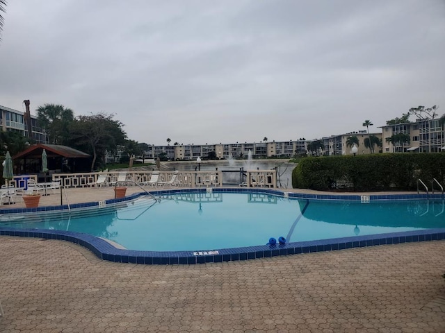 view of pool