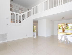 view of tiled spare room