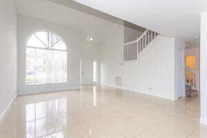 spare room with tile patterned flooring