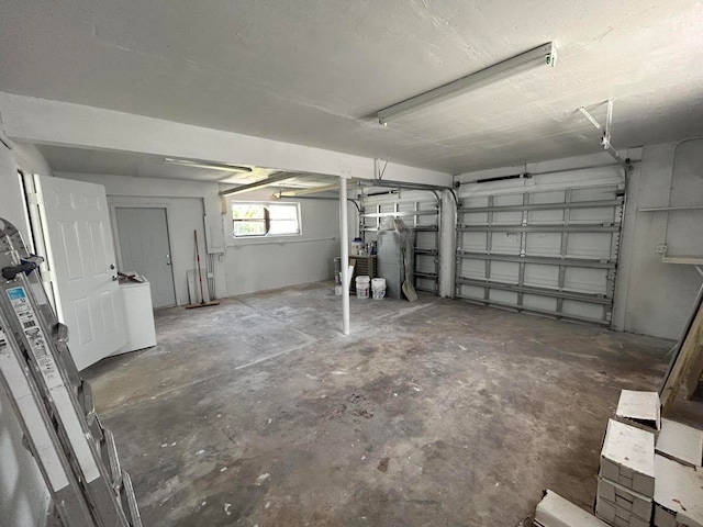 garage featuring washer / clothes dryer