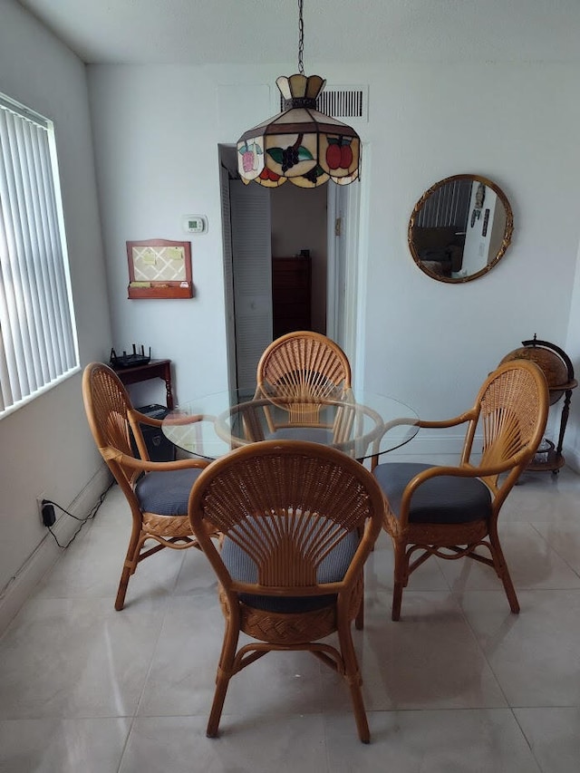 view of dining room