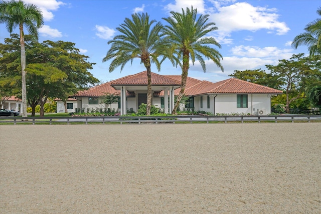 view of mediterranean / spanish-style home