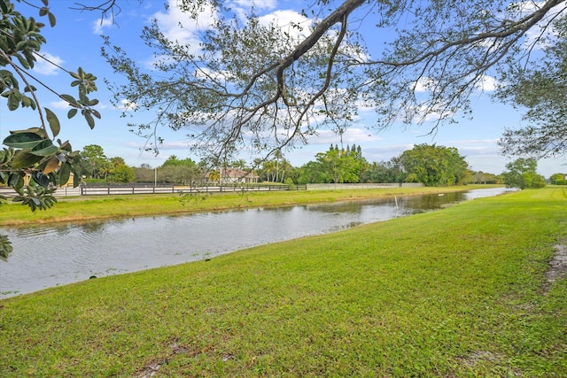 view of water feature