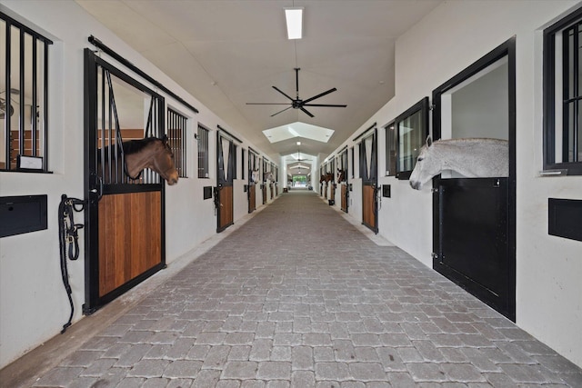 view of horse barn