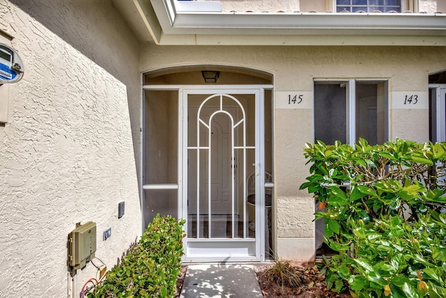 view of entrance to property