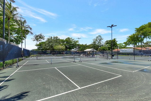 view of tennis court