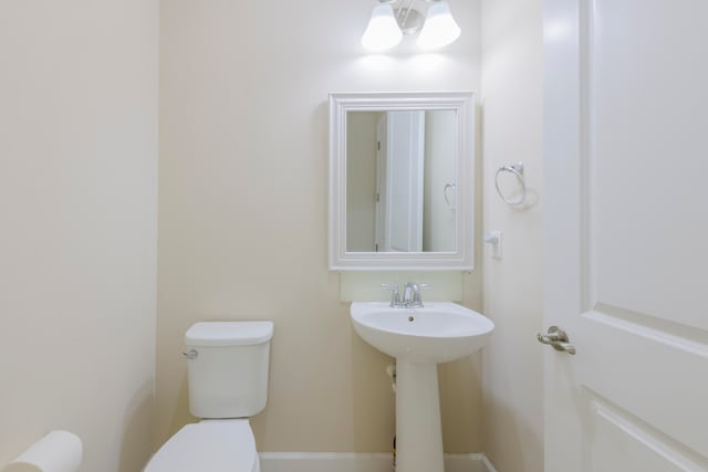 bathroom with toilet